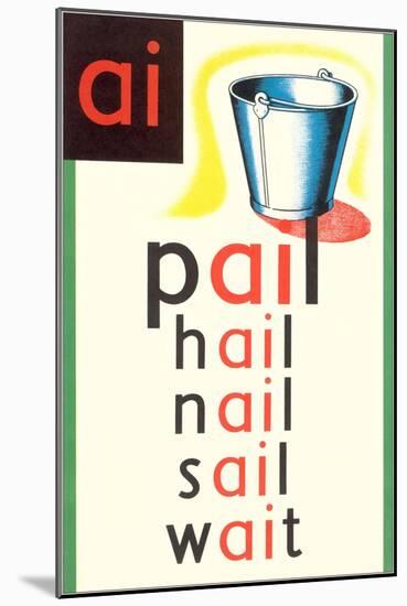 AI in Pail-null-Mounted Art Print