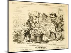 Aid and Comfort to the Enemy. - the Way Mr. J.G. B*****T Does the Loyal Business, 1862-Thomas Nast-Mounted Giclee Print