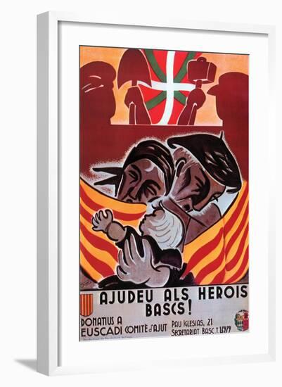 Aid for the Basque Heroes-S.H. Prives-Framed Art Print