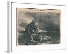 'Aid for the Fallen', 1914, (1914)-Thomas Brock-Framed Giclee Print