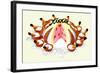 Aida Bomb Cake-null-Framed Art Print