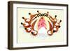 Aida Bomb Cake-null-Framed Art Print