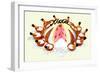 Aida Bomb Cake-null-Framed Art Print