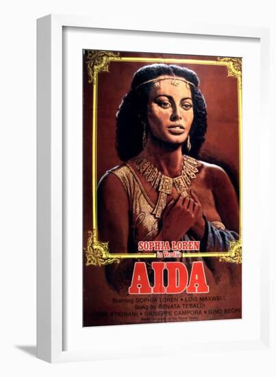 Aida, Sophia Loren, 1953-null-Framed Art Print