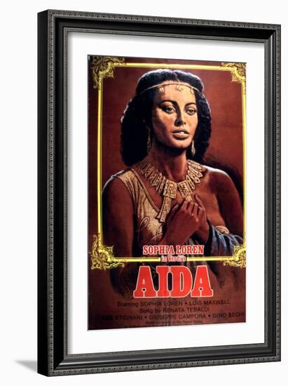 Aida, Sophia Loren, 1953-null-Framed Art Print