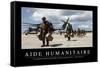 Aide Humanitaire: Citation Et Affiche D'Inspiration Et Motivation-null-Framed Stretched Canvas