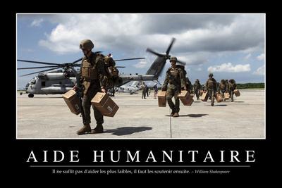 Aide Humanitaire Citation Et Affiche D Inspiration Et Motivation Photographic Print Allposters Com