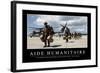 Aide Humanitaire: Citation Et Affiche D'Inspiration Et Motivation-null-Framed Photographic Print