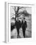 Aide John C. Culver Walking with Sen. Edward M. Kennedy-John Dominis-Framed Photographic Print