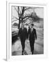 Aide John C. Culver Walking with Sen. Edward M. Kennedy-John Dominis-Framed Photographic Print