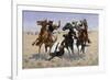 Aiding a Comrade, 1890-Frederic Sackrider Remington-Framed Giclee Print