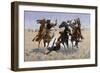 Aiding a Comrade, 1890-Frederic Sackrider Remington-Framed Giclee Print