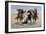 Aiding a Comrade, 1890-Frederic Sackrider Remington-Framed Giclee Print