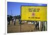 Aids Sign in the Village of Gimbii, Oromo Country, Welega State, Ethiopia, Africa-Bruno Barbier-Framed Photographic Print