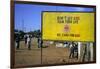 Aids Sign in the Village of Gimbii, Oromo Country, Welega State, Ethiopia, Africa-Bruno Barbier-Framed Photographic Print