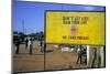 Aids Sign in the Village of Gimbii, Oromo Country, Welega State, Ethiopia, Africa-Bruno Barbier-Mounted Photographic Print