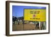 Aids Sign in the Village of Gimbii, Oromo Country, Welega State, Ethiopia, Africa-Bruno Barbier-Framed Photographic Print