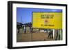 Aids Sign in the Village of Gimbii, Oromo Country, Welega State, Ethiopia, Africa-Bruno Barbier-Framed Photographic Print