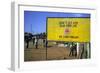 Aids Sign in the Village of Gimbii, Oromo Country, Welega State, Ethiopia, Africa-Bruno Barbier-Framed Photographic Print