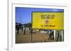 Aids Sign in the Village of Gimbii, Oromo Country, Welega State, Ethiopia, Africa-Bruno Barbier-Framed Photographic Print