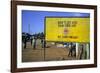 Aids Sign in the Village of Gimbii, Oromo Country, Welega State, Ethiopia, Africa-Bruno Barbier-Framed Photographic Print