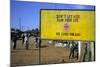 Aids Sign in the Village of Gimbii, Oromo Country, Welega State, Ethiopia, Africa-Bruno Barbier-Mounted Photographic Print