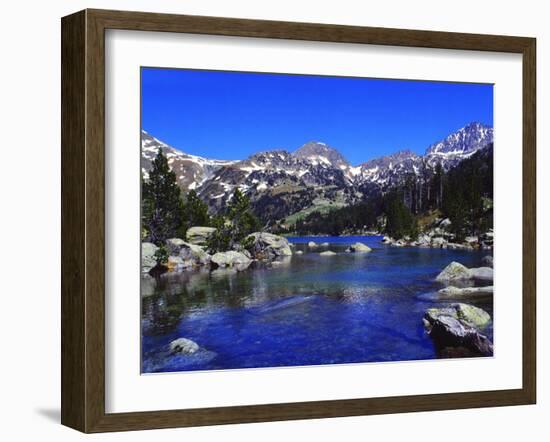 Aigues Tortes Pyrenees-Charles Bowman-Framed Photographic Print