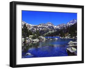 Aigues Tortes Pyrenees-Charles Bowman-Framed Photographic Print