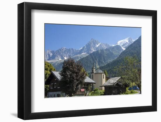 Aiguile du Midi, 3842m, accessed by cable car from Chamonix, from Les Houches, Graian Alps, Haute S-James Emmerson-Framed Photographic Print