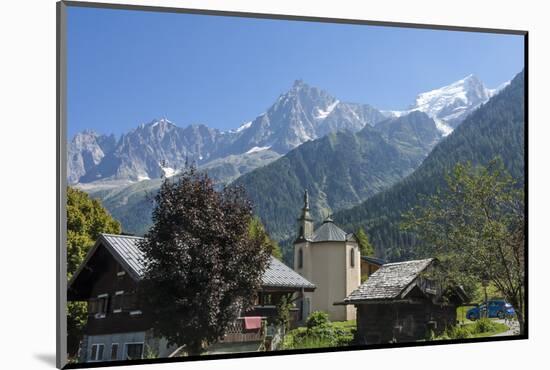 Aiguile du Midi, 3842m, accessed by cable car from Chamonix, from Les Houches, Graian Alps, Haute S-James Emmerson-Mounted Photographic Print
