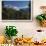 Aiguile du Midi and Mont Blanc, 4809m, and the Glaciers, from the Lake, Chamonix, Haute Savoie, Fre-James Emmerson-Framed Photographic Print displayed on a wall