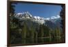 Aiguile du Midi and Mont Blanc, 4809m, and the Glaciers, from the Lake, Chamonix, Haute Savoie, Fre-James Emmerson-Framed Photographic Print