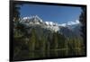 Aiguile du Midi and Mont Blanc, 4809m, and the Glaciers, from the Lake, Chamonix, Haute Savoie, Fre-James Emmerson-Framed Photographic Print