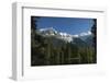 Aiguile du Midi and Mont Blanc, 4809m, and the Glaciers, from the Lake, Chamonix, Haute Savoie, Fre-James Emmerson-Framed Photographic Print