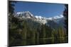 Aiguile du Midi and Mont Blanc, 4809m, and the Glaciers, from the Lake, Chamonix, Haute Savoie, Fre-James Emmerson-Mounted Photographic Print