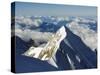 Aiguille De Bionnassay, 4052M, From Mont Blanc, Chamonix, French Alps, France, Europe-Christian Kober-Stretched Canvas