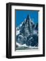 Aiguille du Dru Mont-Blanc-null-Framed Art Print