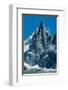 Aiguille du Dru Mont-Blanc-null-Framed Art Print