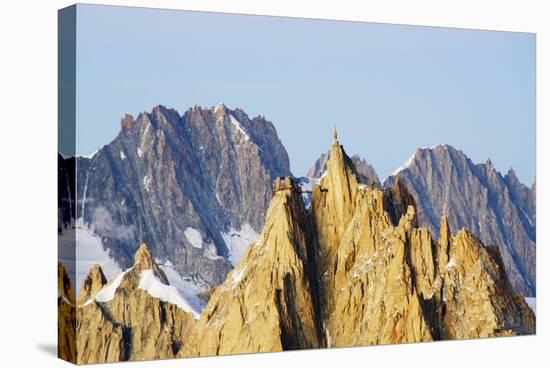 Aiguille Du Midi Cable Car Station, Haute-Savoie, French Alps, France, Europe-Christian Kober-Stretched Canvas