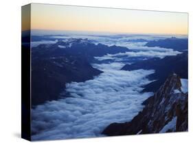 Aiguille Du Midi Cable Car Station, Mont Blanc Range, Chamonix, French Alps, France-Christian Kober-Stretched Canvas