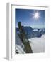 Aiguille du Midi, French Alps, Chamonix, France-Walter Bibikow-Framed Photographic Print