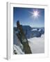 Aiguille du Midi, French Alps, Chamonix, France-Walter Bibikow-Framed Photographic Print