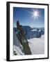 Aiguille du Midi, French Alps, Chamonix, France-Walter Bibikow-Framed Photographic Print