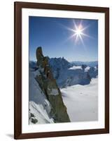 Aiguille du Midi, French Alps, Chamonix, France-Walter Bibikow-Framed Photographic Print