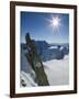 Aiguille du Midi, French Alps, Chamonix, France-Walter Bibikow-Framed Photographic Print