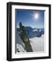 Aiguille du Midi, French Alps, Chamonix, France-Walter Bibikow-Framed Photographic Print