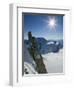 Aiguille du Midi, French Alps, Chamonix, France-Walter Bibikow-Framed Photographic Print