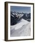 Aiguille Du Midi, View of the Mont Blanc Massif, Chamonix, Haute Savoie, French Alps, France, Europ-Angelo Cavalli-Framed Photographic Print