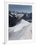 Aiguille Du Midi, View of the Mont Blanc Massif, Chamonix, Haute Savoie, French Alps, France, Europ-Angelo Cavalli-Framed Photographic Print