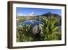 Aiguille Verte from Lac Des Cheserys, Haute Savoie, French Alps, France-Roberto Moiola-Framed Photographic Print